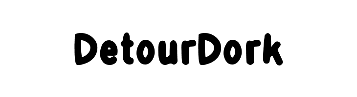 DetourDork  免费字体下载