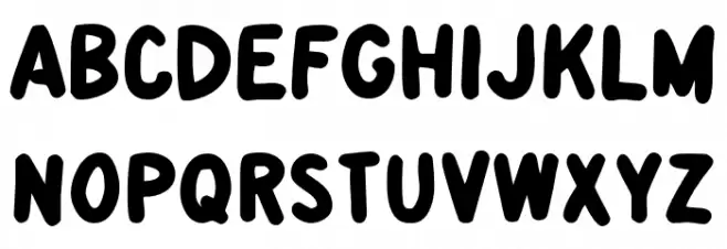 DetourDork Schriftart Groß