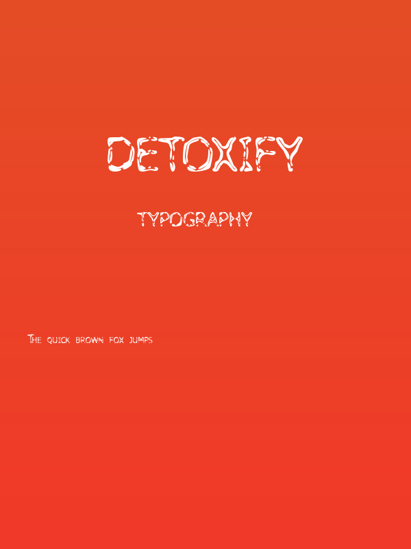Detoxify Poster