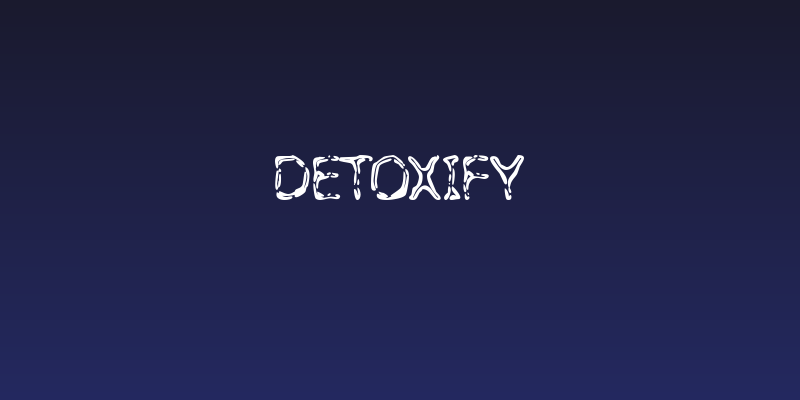 Detoxify Social Header