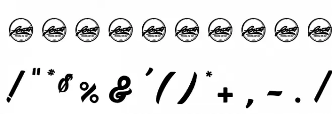 Detrimental_PersonalUseOnly Font OTHER CHARS