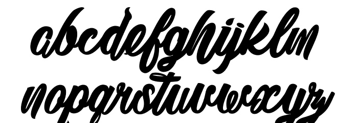 Detrimental_PersonalUseOnly Font LOWERCASE