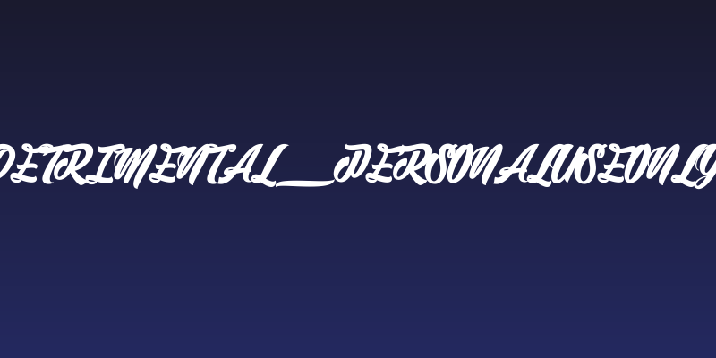 Detrimental_PersonalUseOnly Social Header