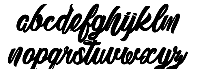 Detrimental_PersonalUseOnly Font LOWERCASE
