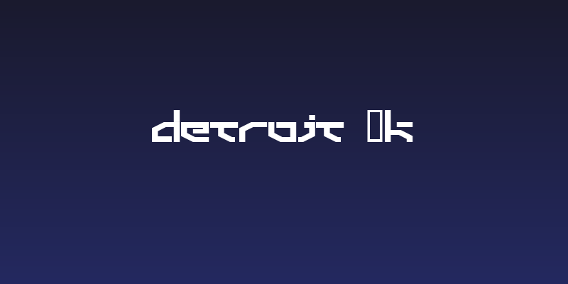 Detroit 3k Social Header