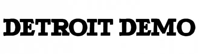 Detroit DEMO  Frei Schriftart Herunterladen
