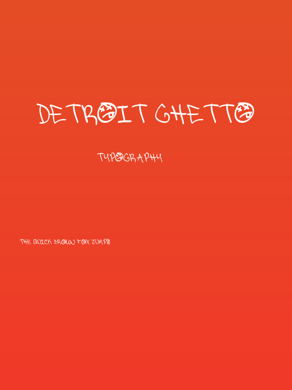 Detroit Ghetto Poster