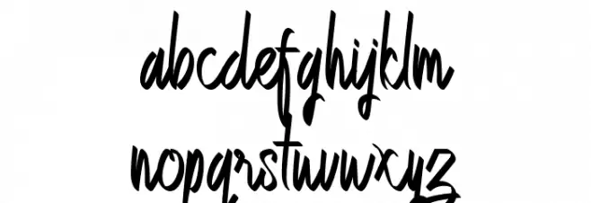 Dettallia Personal Use Only 字体 小写