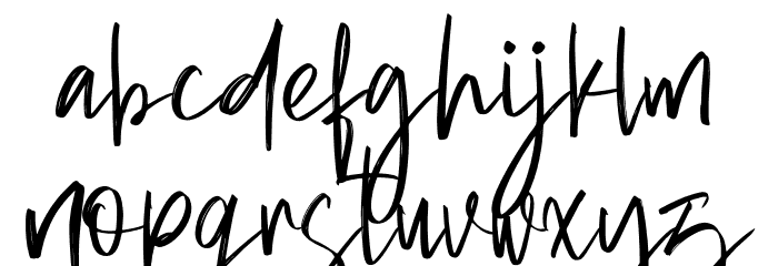 Dettfass Trafalgar Font LOWERCASE
