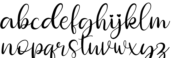 Dettina Laura Font LOWERCASE