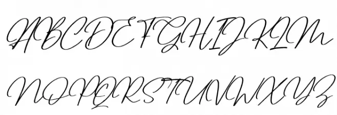 Dettreon Smith Italic Schriftart Groß