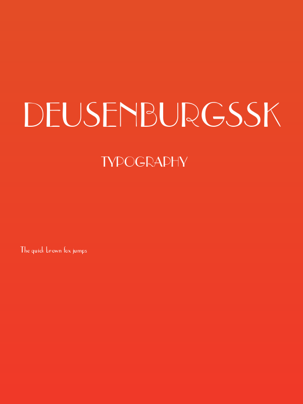 DeusenburgSSK Poster