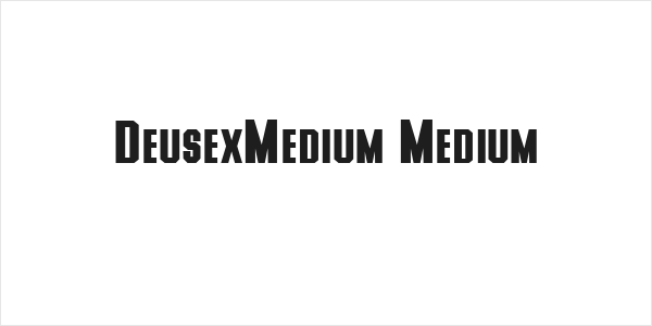 DeusexMedium Medium Logo