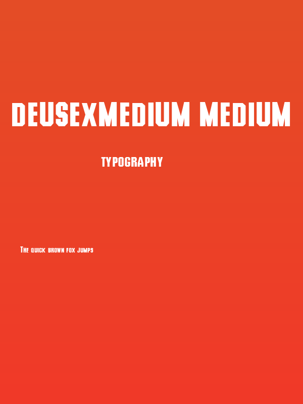 DeusexMedium Medium Poster