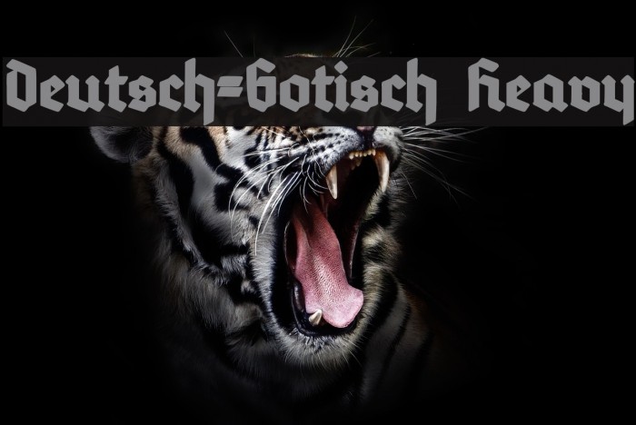 Deutsch-Gotisch Heavy Example 1