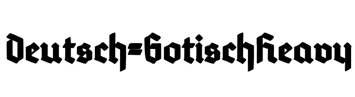 Deutsch-GotischHeavy  Free Fonts Download