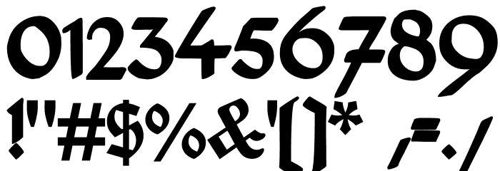 Deutsch-GotischHeavy Font OTHER CHARS