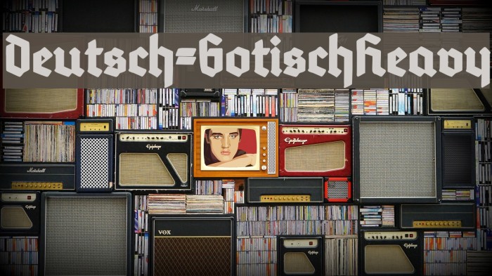 Deutsch-GotischHeavy Font examples