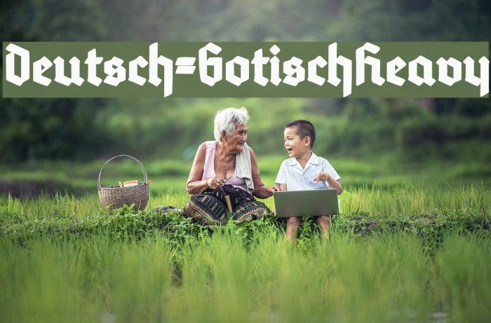 Deutsch-GotischHeavy Font examples