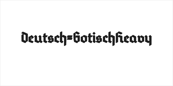 Deutsch-GotischHeavy Logo