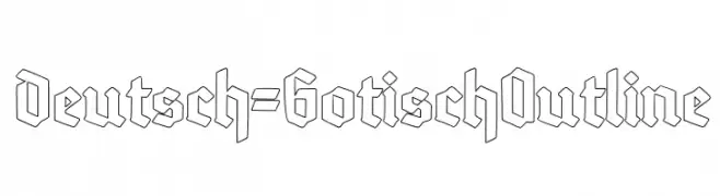 Deutsch-GotischOutline 
