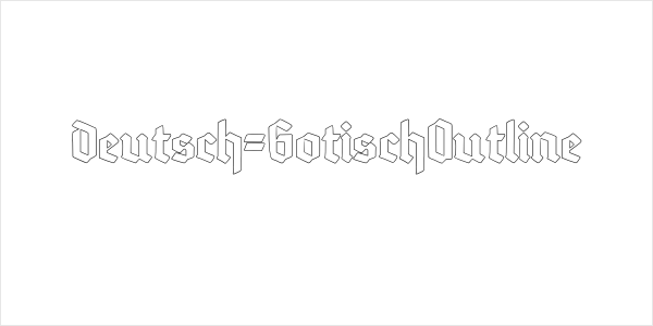 Deutsch-GotischOutline Logo