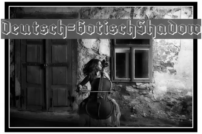Deutsch-GotischShadow Font examples
