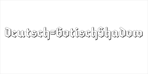 Deutsch-GotischShadow Logo