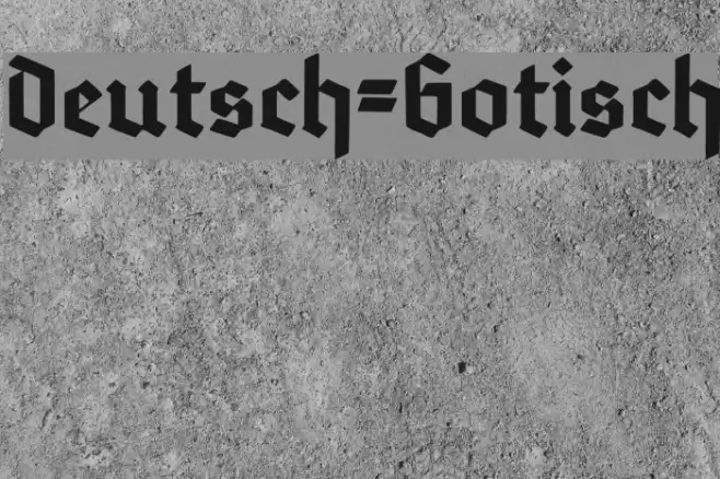 Deutsch-Gotisch Font examples