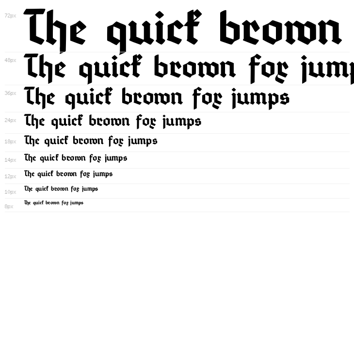 Deutsch-Gotisch Waterfall