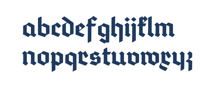 Deutsch-Gotisch Lowercase