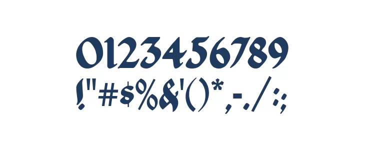 Deutsch خط محارف أخرى