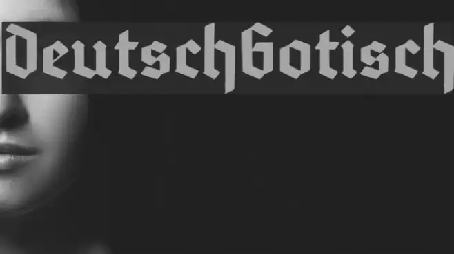 DeutschGotisch Font examples