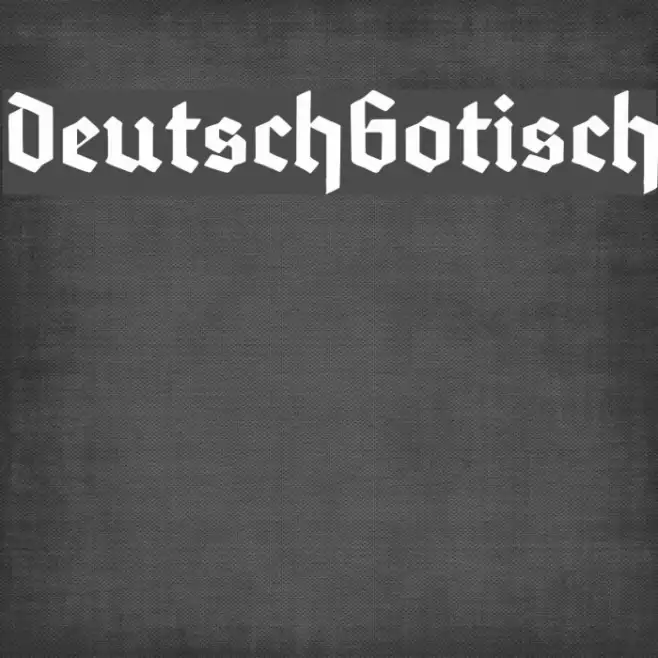 DeutschGotisch Font examples