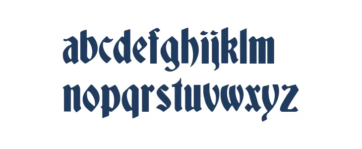 Deutsch خط أحرف صغيرة