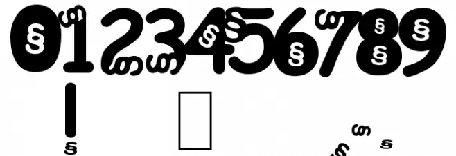 Deutsche Anwaltshotline Font OTHER CHARS