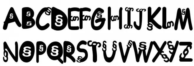 Deutsche Anwaltshotline フォント 大文字