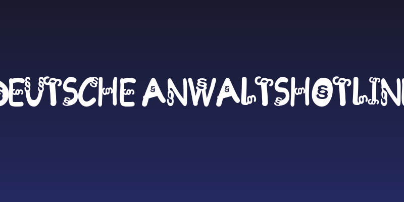 Deutsche Anwaltshotline Social Header