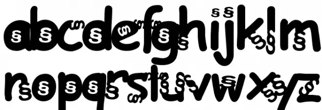 Deutsche Anwaltshotline Font LOWERCASE