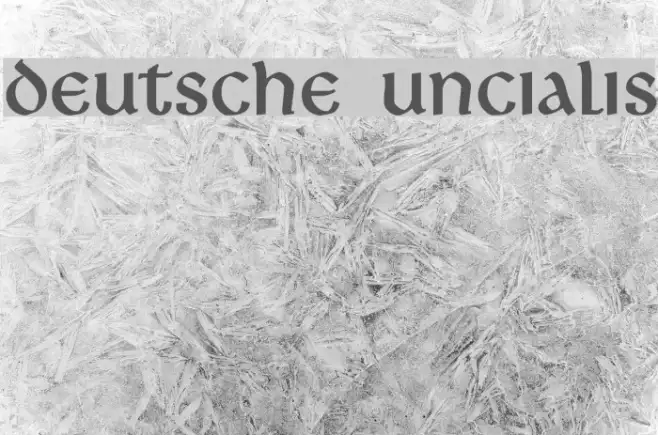 Deutsche Uncialis Example 1