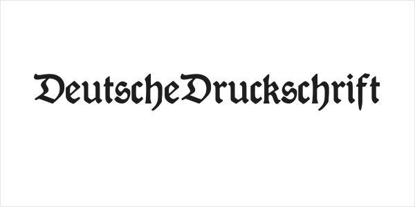 DeutscheDruckschrift Logo
