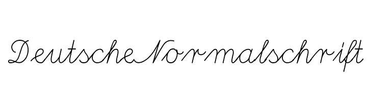 DeutscheNormalschrift  免费字体下载