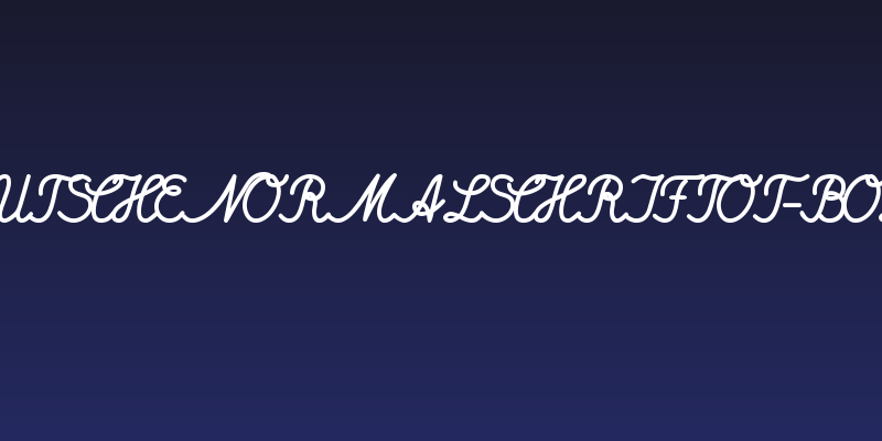 DeutscheNormalschriftOT-Bold Social Header