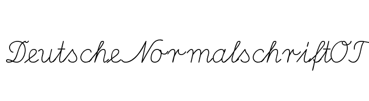 DeutscheNormalschriftOT  Free Fonts Download
