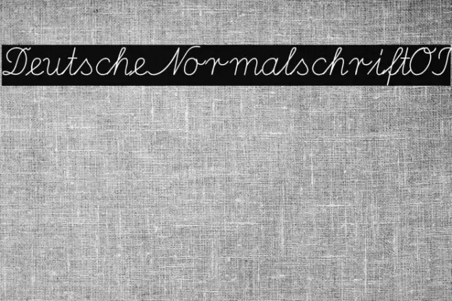 DeutscheNormalschriftOT Font examples