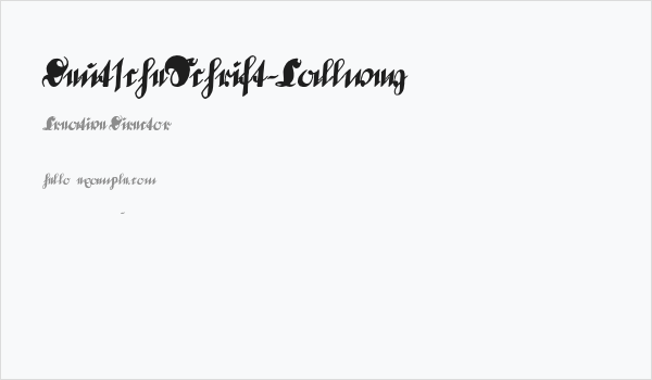 DeutscheSchrift-Callwey Business Card