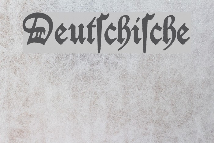 Deutschische Font examples