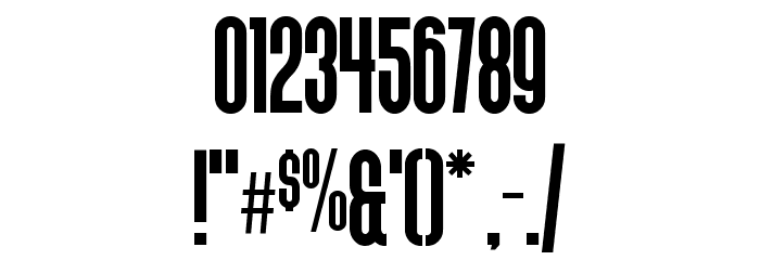 Deutschlander Font OTHER CHARS
