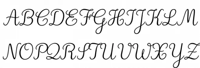 DeuxiemeRang-Italic फ़ॉन्ट अपरकेस