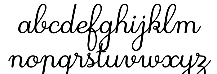 DeuxiemeRang-Italic Font LOWERCASE
